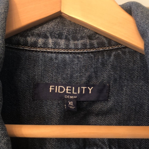 Mens stylish xl fidelity Jean jacket - Picture 3 of 6